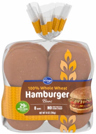 Kroger-14-oz-whole-wheat-buns Package