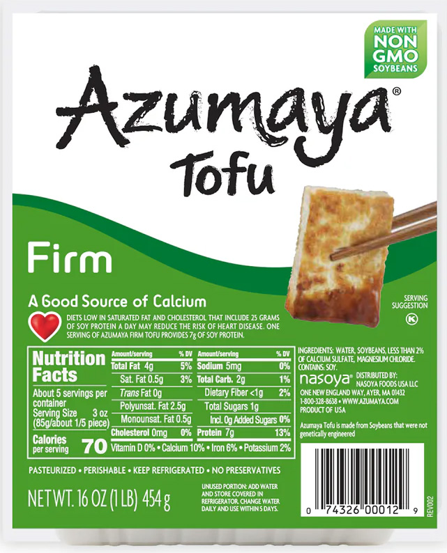 azumaya firm tofu