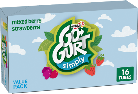 Go Gurt Mixed strawberry 8 packs