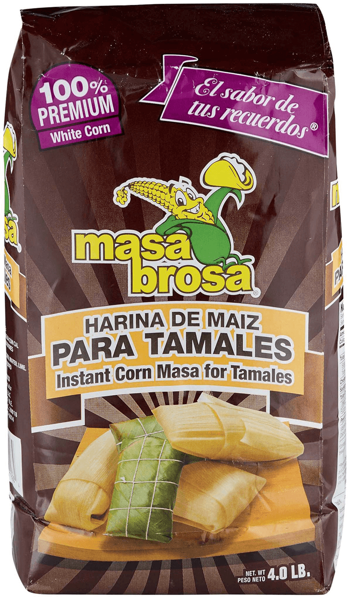  Tamales of Instant Corn Masa